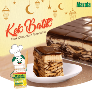 Read more about the article Kek Batik Dark Chocolate Ganache